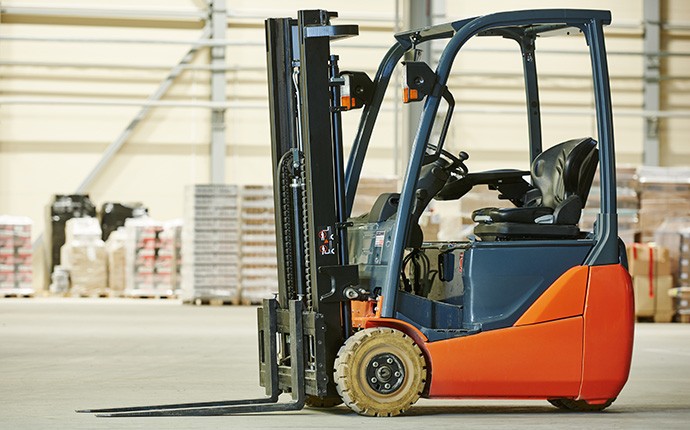 Forklift material handling